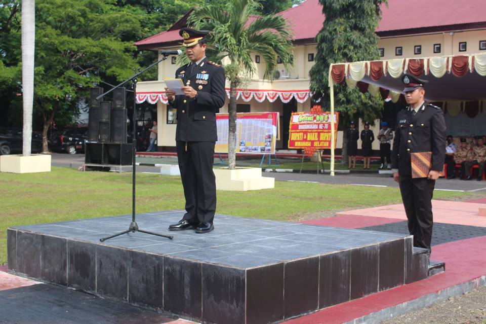 HUT Bhayangkara Ke-70, Polres Minsel Rayakan Dengan Sederhana